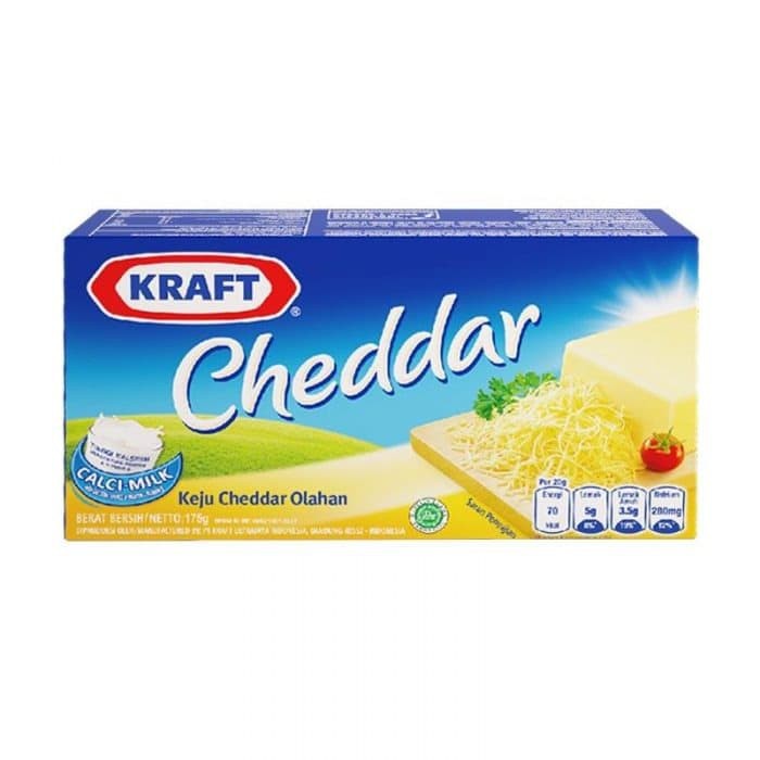 

TERMURAH Keju Kraft Cheddar 165 gram