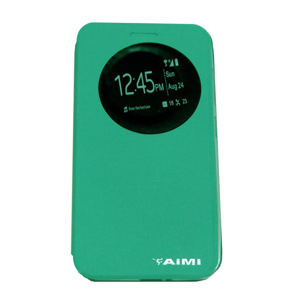 AIMI FlipShell Asus Zenfone 2 Ukuran 5.0 inch / Flip Cover Zenfone ZE500CL / Leather Case Zenfone 2