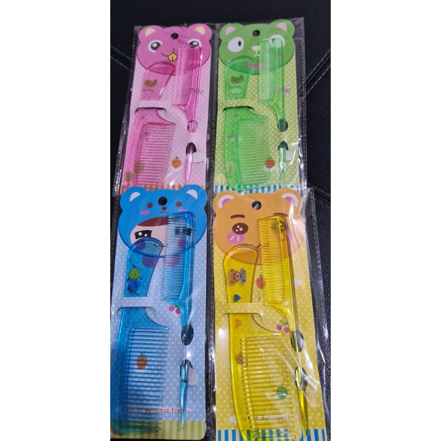 Sisir set motif anak2 ( isi 2pcs) best seller