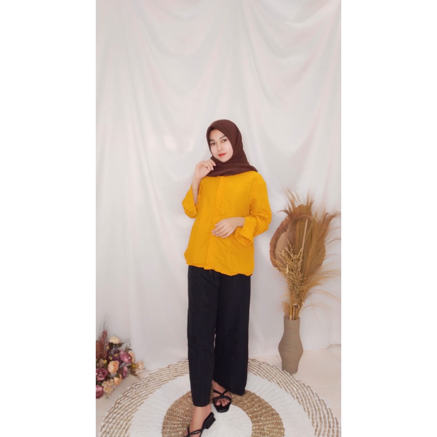 FR Fashion - Flowing Oversize / Kemeja Wanita - BN