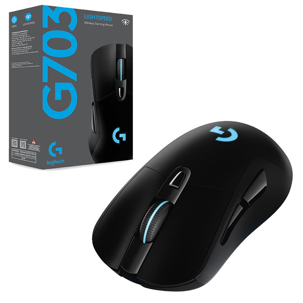 MOUSE WIRELESS GAMING LOGITECH G703 HERO (LIGHTSPEED)