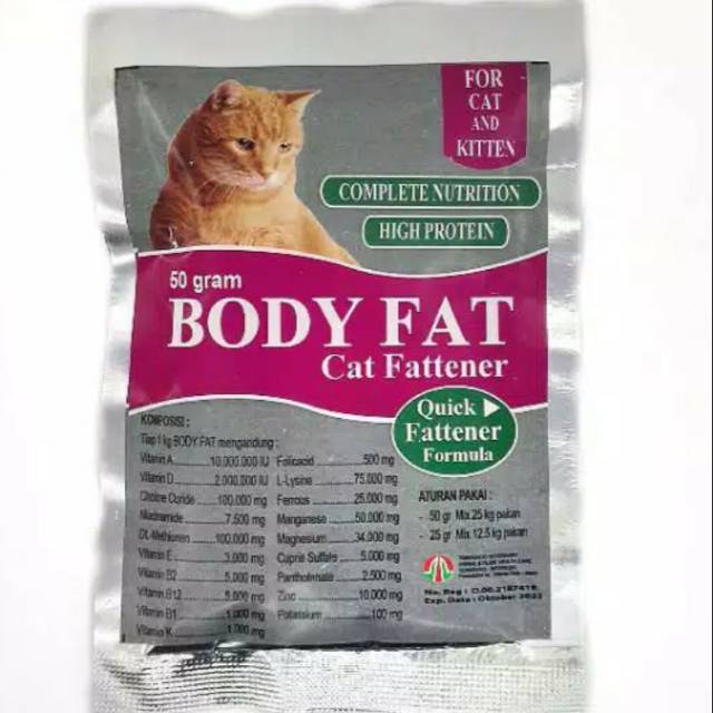 BODY FAT CAT FATTENER / PENGGEMUK KUCING