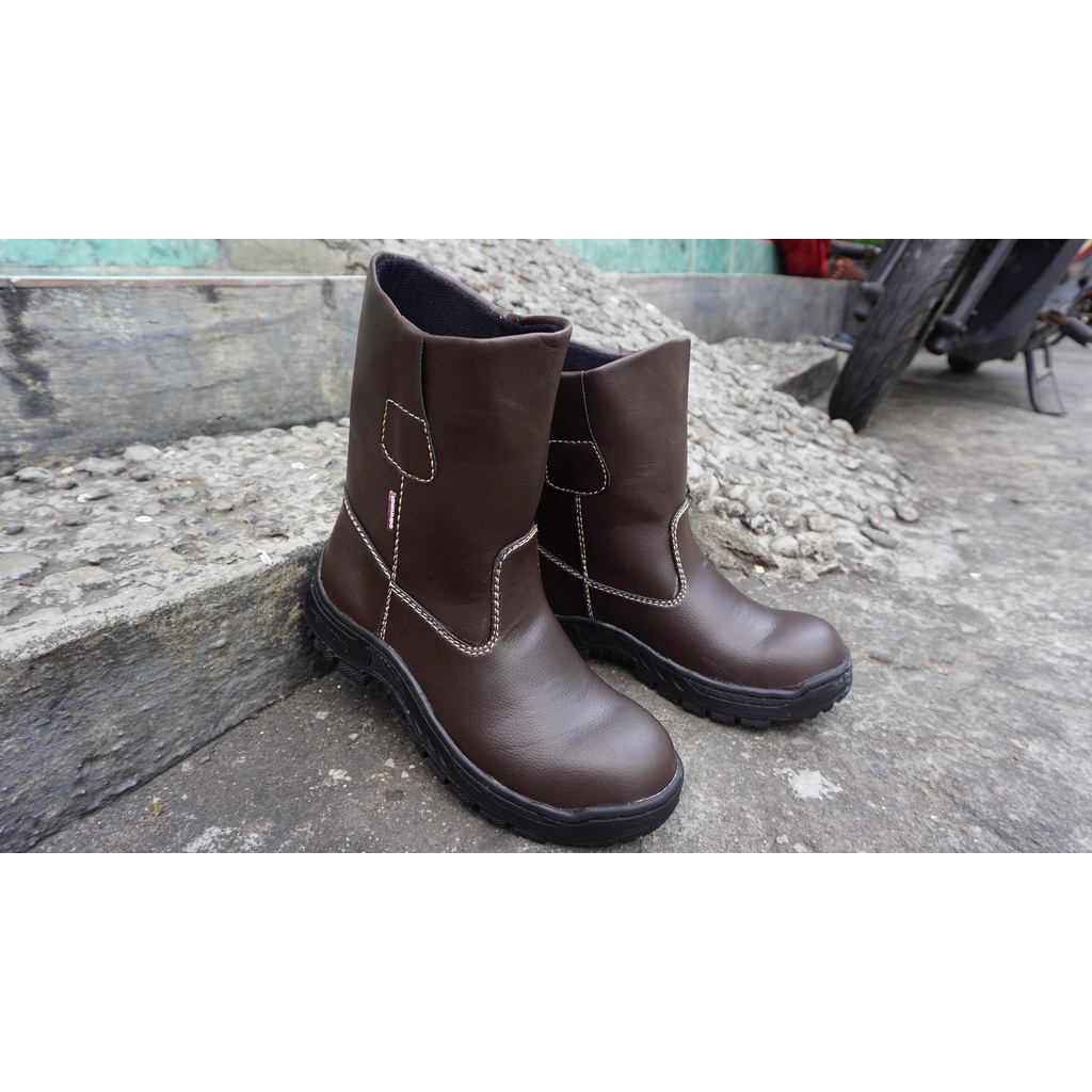 Safety Pria Edmundo Sepatu Safety Pria Edmundo Ujung Besi Boot Safty King Anti Selip Edmundo Ujung B