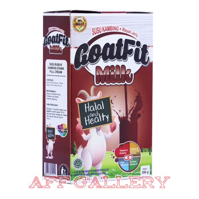 

101bfbb Goatfit Milk Coklat Susu Kambing Ettawa Plus Royal Jelly Xa201As