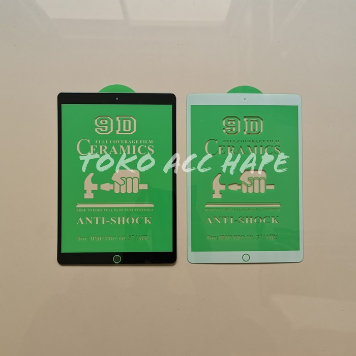 TEMPERED IPAD PRO 10.5/IPAD AIR 3 (2017) ANTI SHOCK CERAMICS FULL BENING/CLEAR