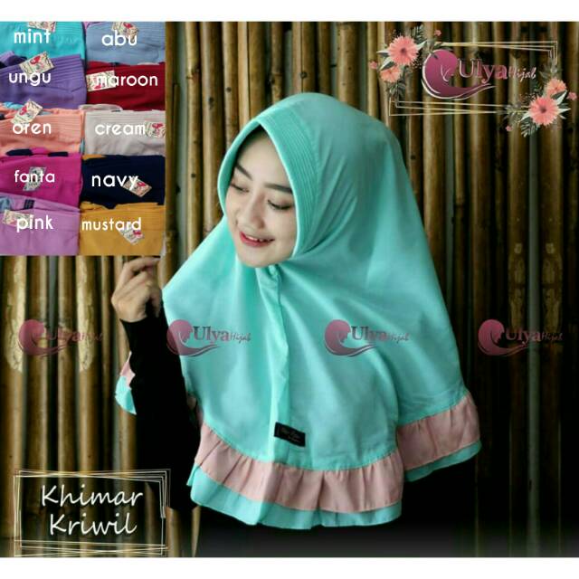 Khimar Kriwil by Ulya Hijab / ory ulya hijab