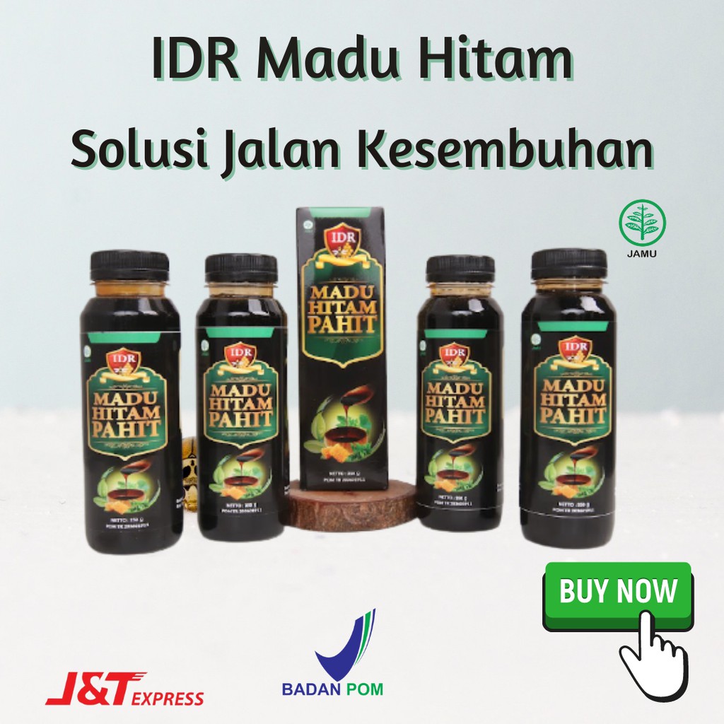 IDR MADU HITAM PAHIT   Obat Gerd  350 gram