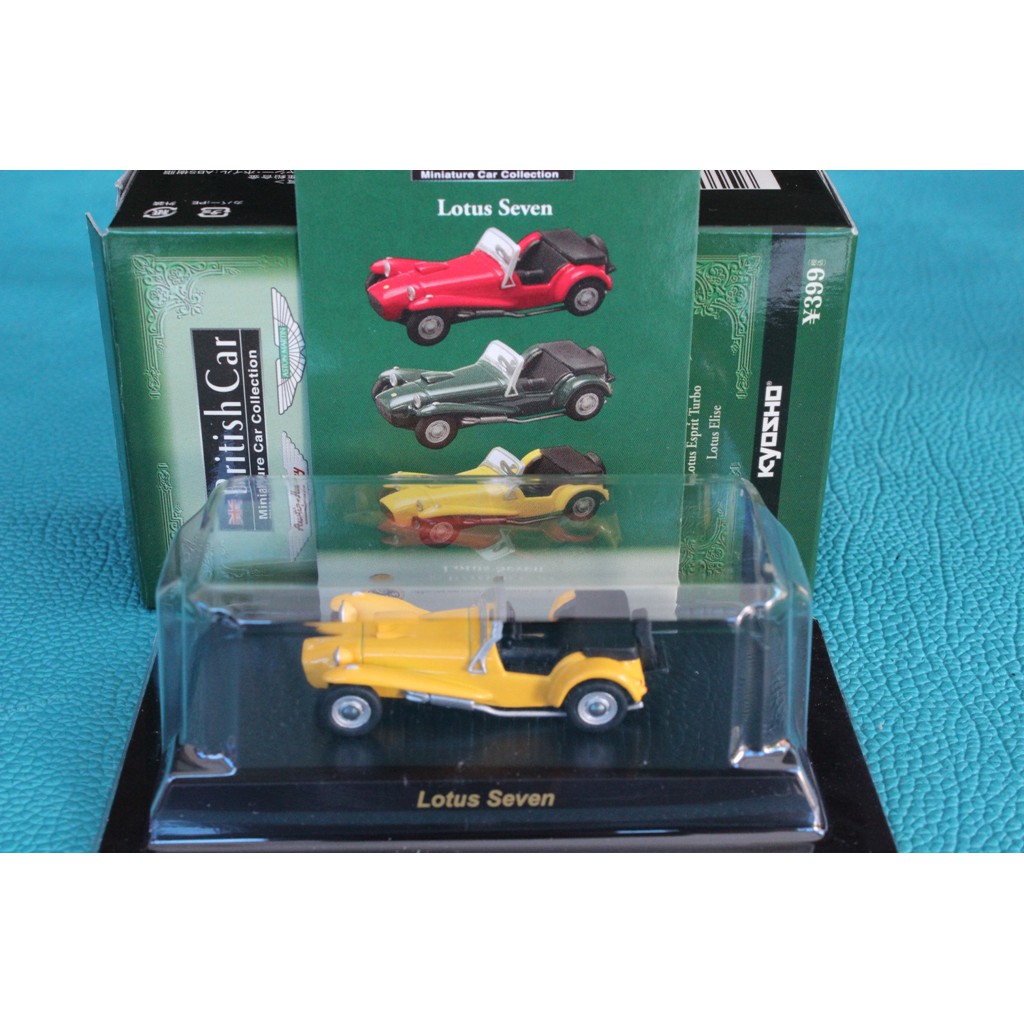 Kyosho 1:64 Lotus Seven Yellow