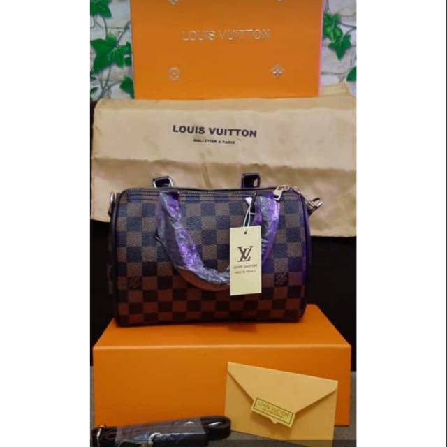 New, Lv speedy damier