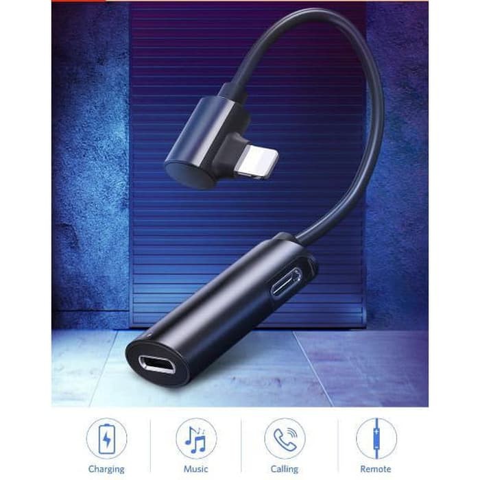 Charging  Listen Music Lightning Male To Jack 35mm  Adaptor Iphone