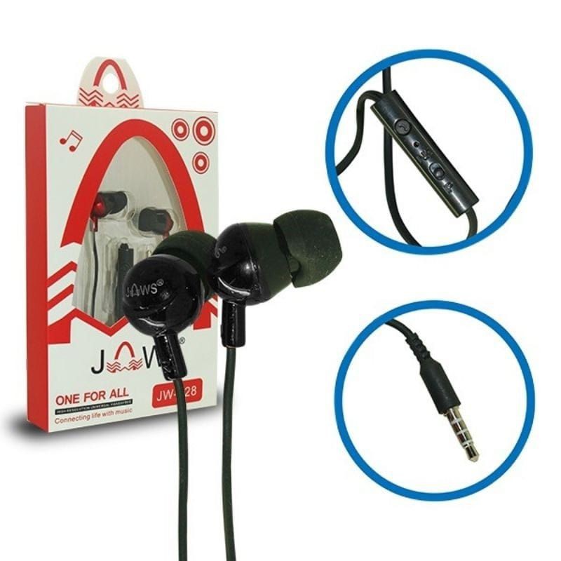 Headset JAWS JW-328 One For All Handsfree JAWS JW328 Earphone JAWS JW-326 ONE FOR ALL BASS