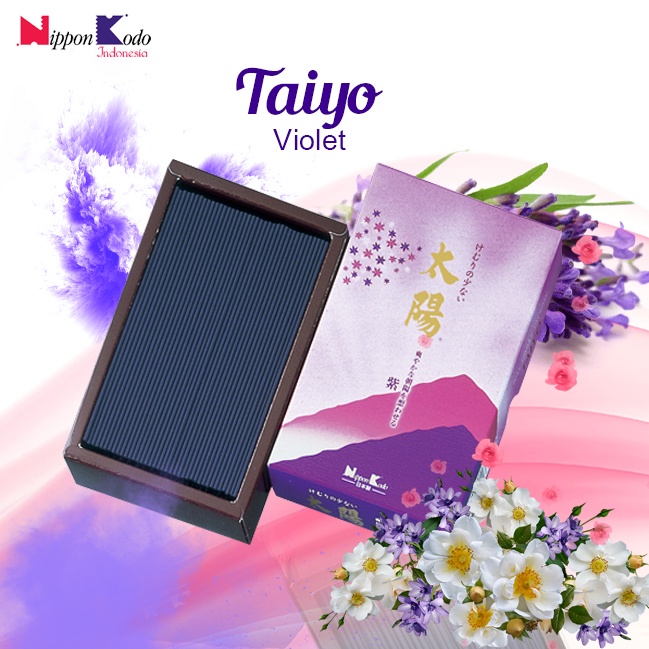 Dupa Jepang Wangi Aromaterapi Nippon Kodo Taiyou Violet