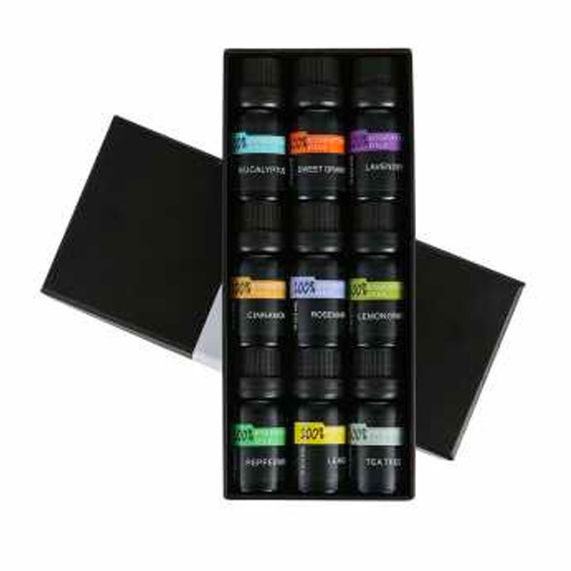 Eighteen Pure Essential Oils Minyak Aromatherapy 10ml 9 PCS Pengharum Ruangan-2