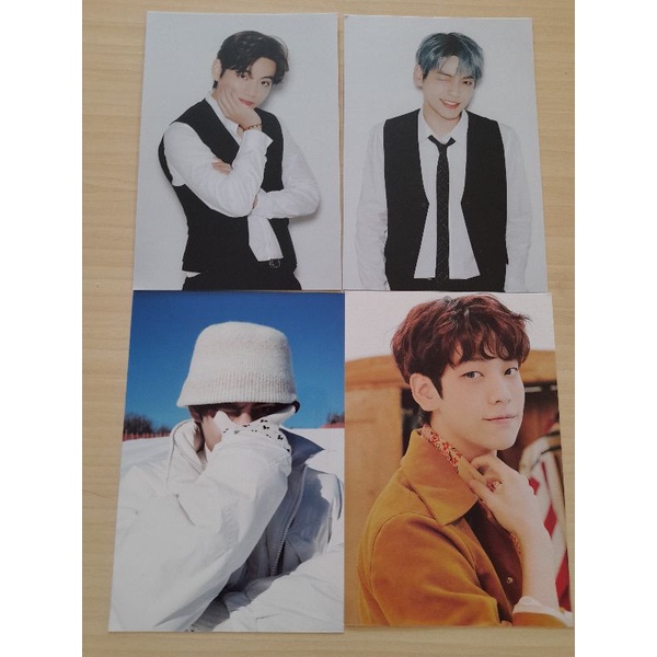 POSTCARD OFFICIAL TAEHYUNG BTS & SOOBIN TXT ( NYEL WINTER PACKAGE SEASON GREETINGS )