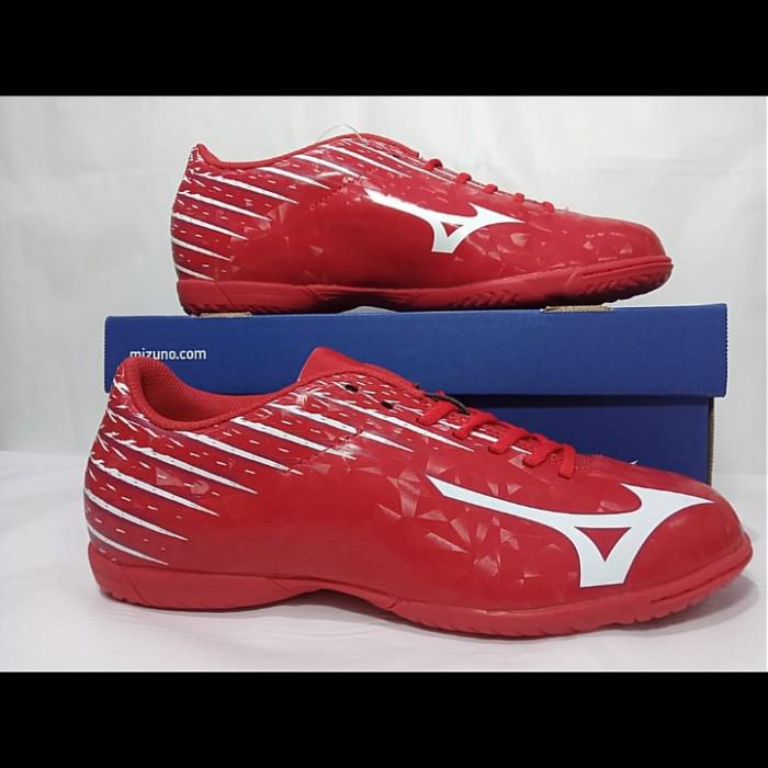 SEPATU FUTSAL MIZUNO BASARA 104 IN HIGH RISK RED (F1GF186501) - 40