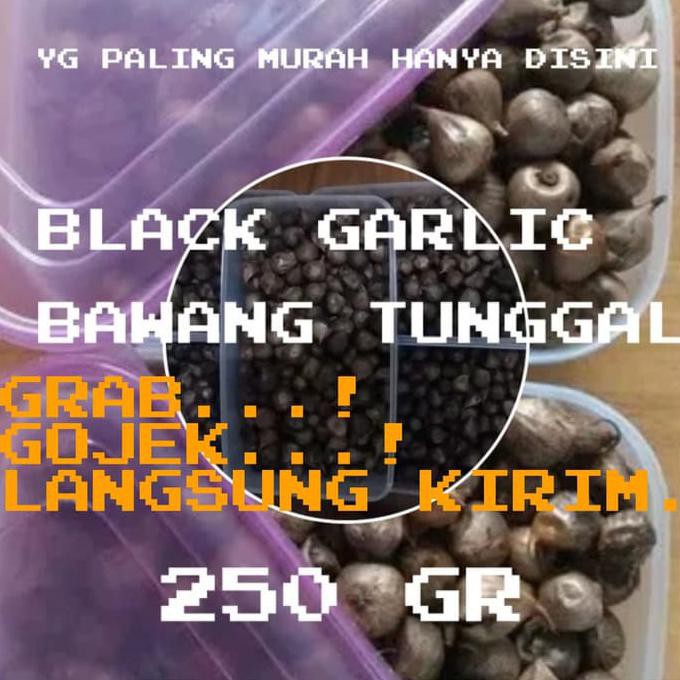 

BAWANG PUTIH HITAM TUNGGAL-BAWANG HITAM LANANG SIUNG-BLACK GARLIC 250G