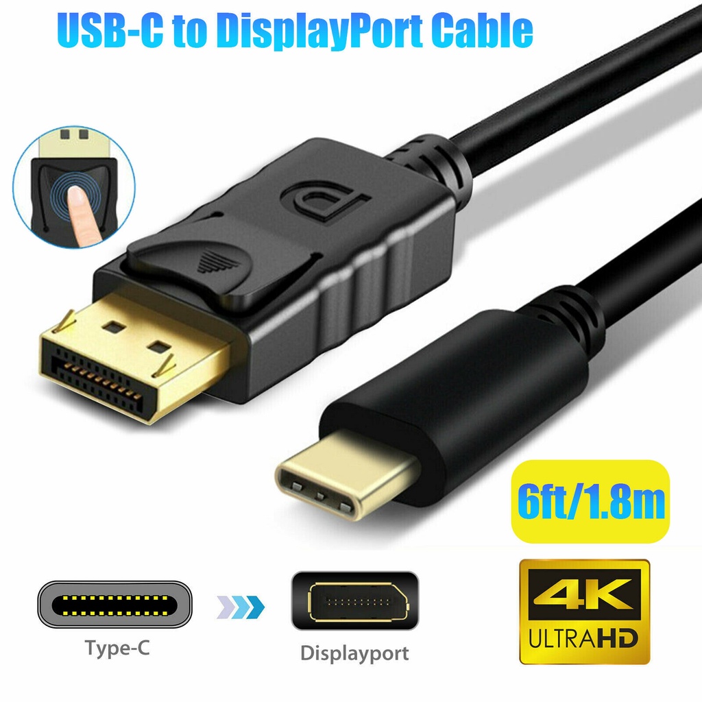 USB Type C to DisplayPort - USB Type C to DP 1.8M 4k 8k