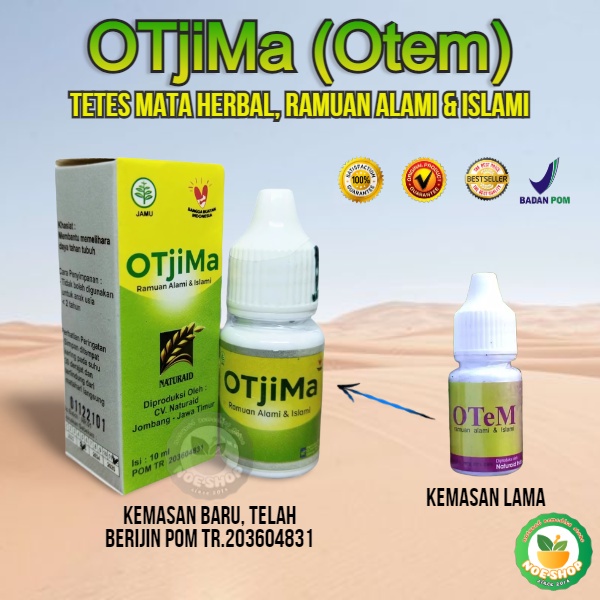 OTjiMa Pengganti Otem Kemasan Baru Sudah POM TR Herbal Obat Tetes Mata Plus, Minus dan Katarak Original 10ml