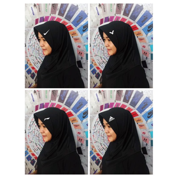 Hijab pad sporty hijab ped instan hijab olahraga