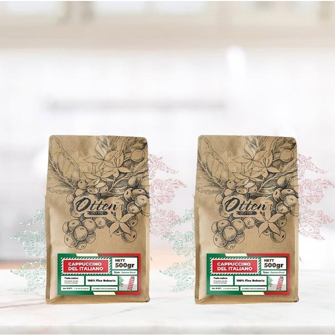 

PROMO BIJI KOPI CAPPUCCINO DEL ITALIANO 500g 2pcs