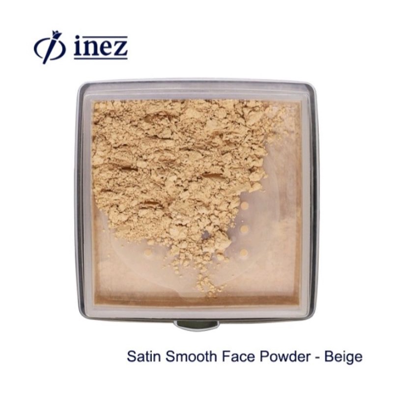 Bedak Tabur Original Inez Skin Linghtening Series Satin Smooth Face Powder