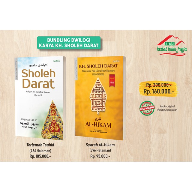 Buku KH. SHOLEH DARAT - PAKET Terjemah Tauhid & Syarah Al-Hikam