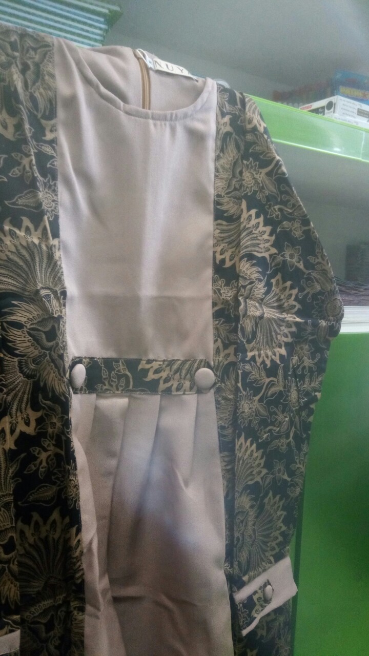 Batik Wanita Kekinian Anjani Sogan Blouse Modern Stylis