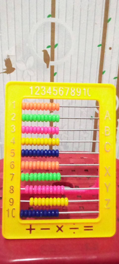 Sempoa Kaki Mainan Edukasi Bermain Hitung Anak Besar Moshi Moshi