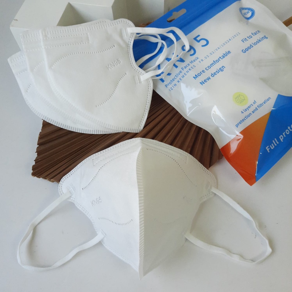 Oname.id Masker KN95 Dewasa Motif Import Masker Dewasa (Isi 10pcs) Masker Polos
