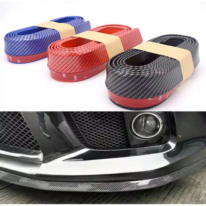 Samurai Lips Bumper Carbon 3D Multideflector Sideskirt 2.5Meter