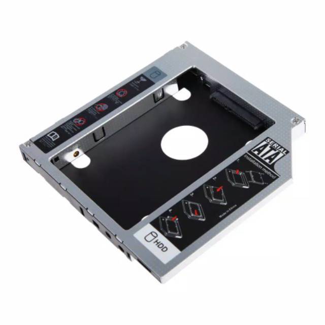 Caddy hdd SATA DVD Slot universal  ssd 9.5 - 12 mm  sata to hardisk laptop notebook