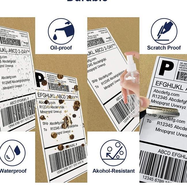 

Dijamin Berkualitas NG Sticker Kertas Thermal / Thermal Label 100 x 150 mm A6 500 pcs