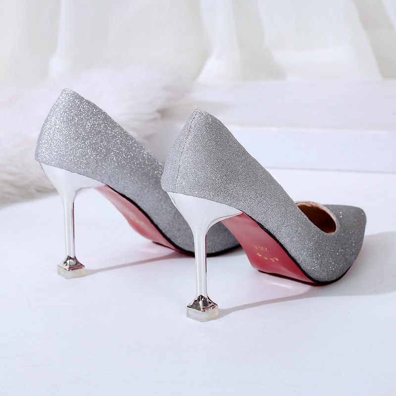 Sepatu High Heels Cewek Sepatu Kerja Hak Tinggi  Wanita Import Spatu Pesta Perempuan Formal SH-014