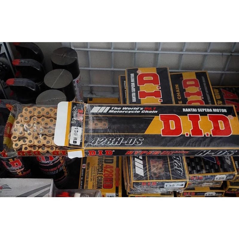 rantai did 428hds gold panjang 130L original