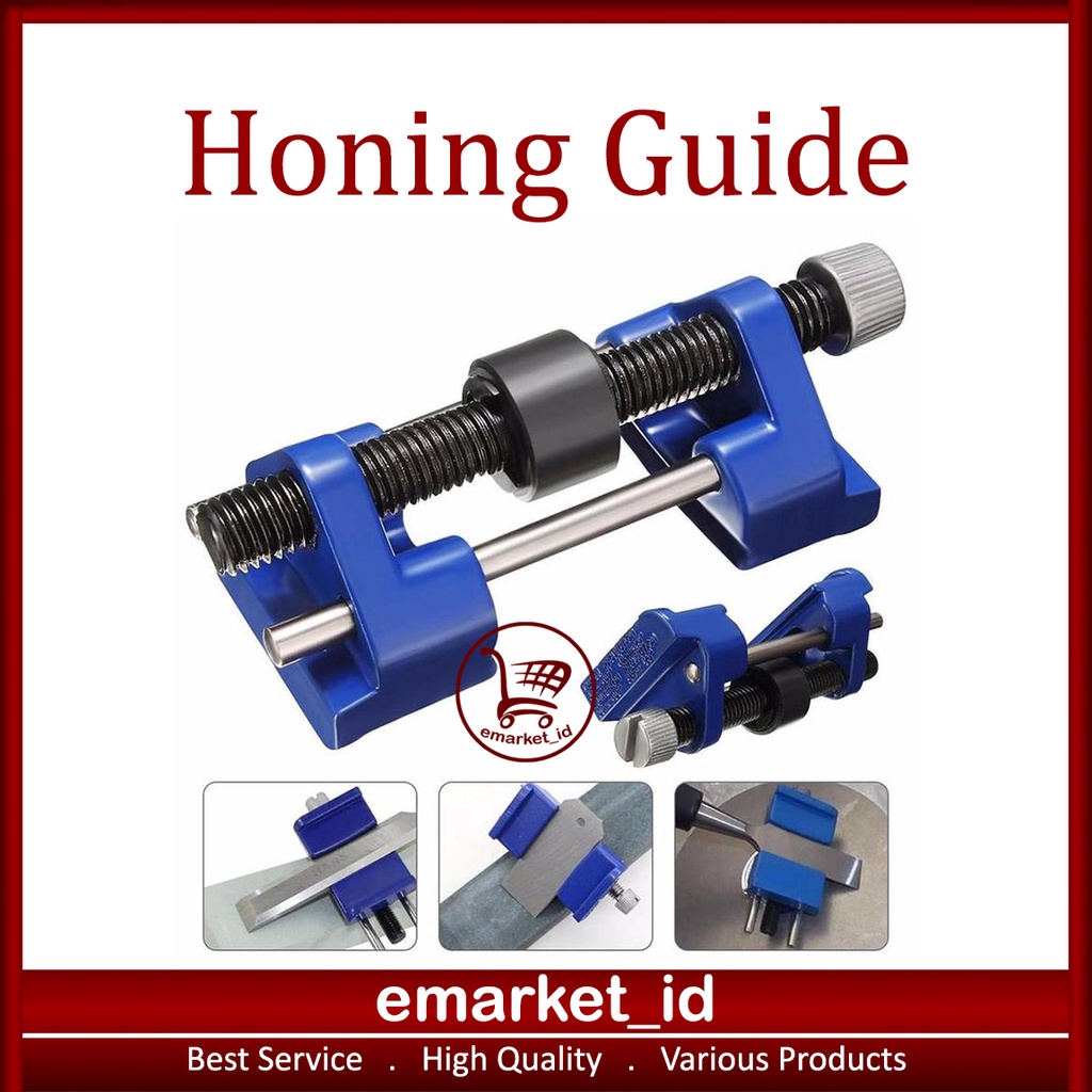 Honing Guide / Untuk Pahat Kayu Asah Pisau Serut Pasah Ketam Manual