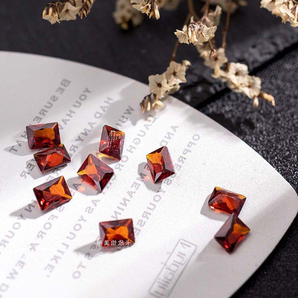 AUGUSTINA Agustina Asimetris Kupu-Kupu Bingkai Pesona Fashion Tips Kuku Ornamen Manikur Aksesoris Kuku Permata Perhiasan Halus Nail Charms