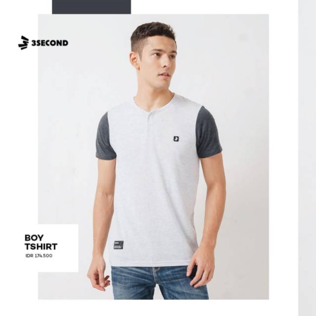 T-shirt 3second pria