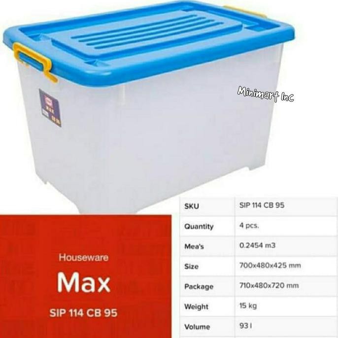 

GOJEK&GRAB Box Container Plastik Roda Shinpo CB 95