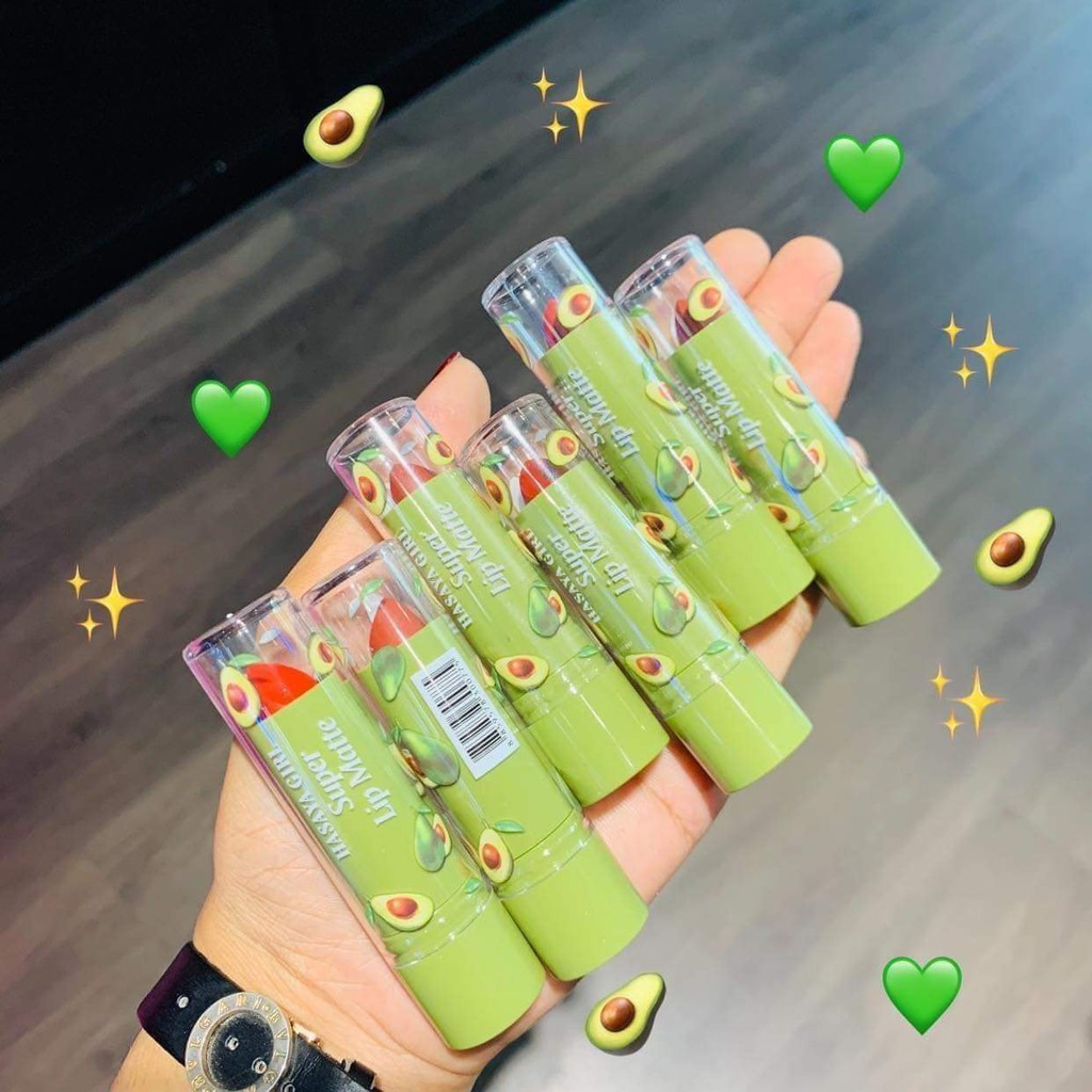 [Per Batang] Lipstick Hasaya Girl Alpukat Avocado HH1039