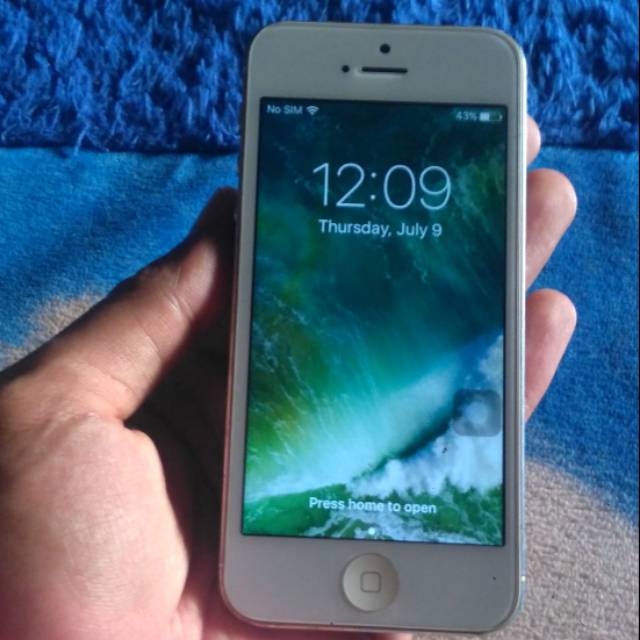 iphone 5g 16gb bypass wifi only bebas restart/hbs batre aman