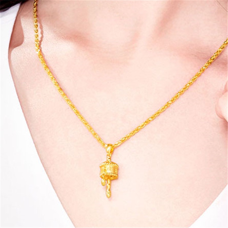 [Ready Stock]Fashion Gold Plated Vintage Pendant Elegant Personality Necklace