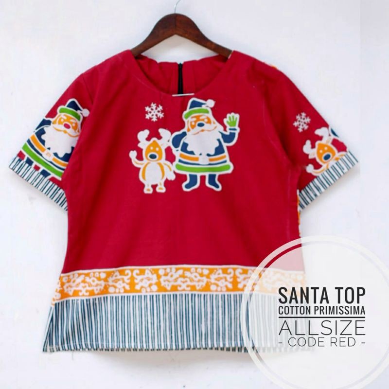 Santa Top / Blouse Christmas / Blouse Natal Vol.1