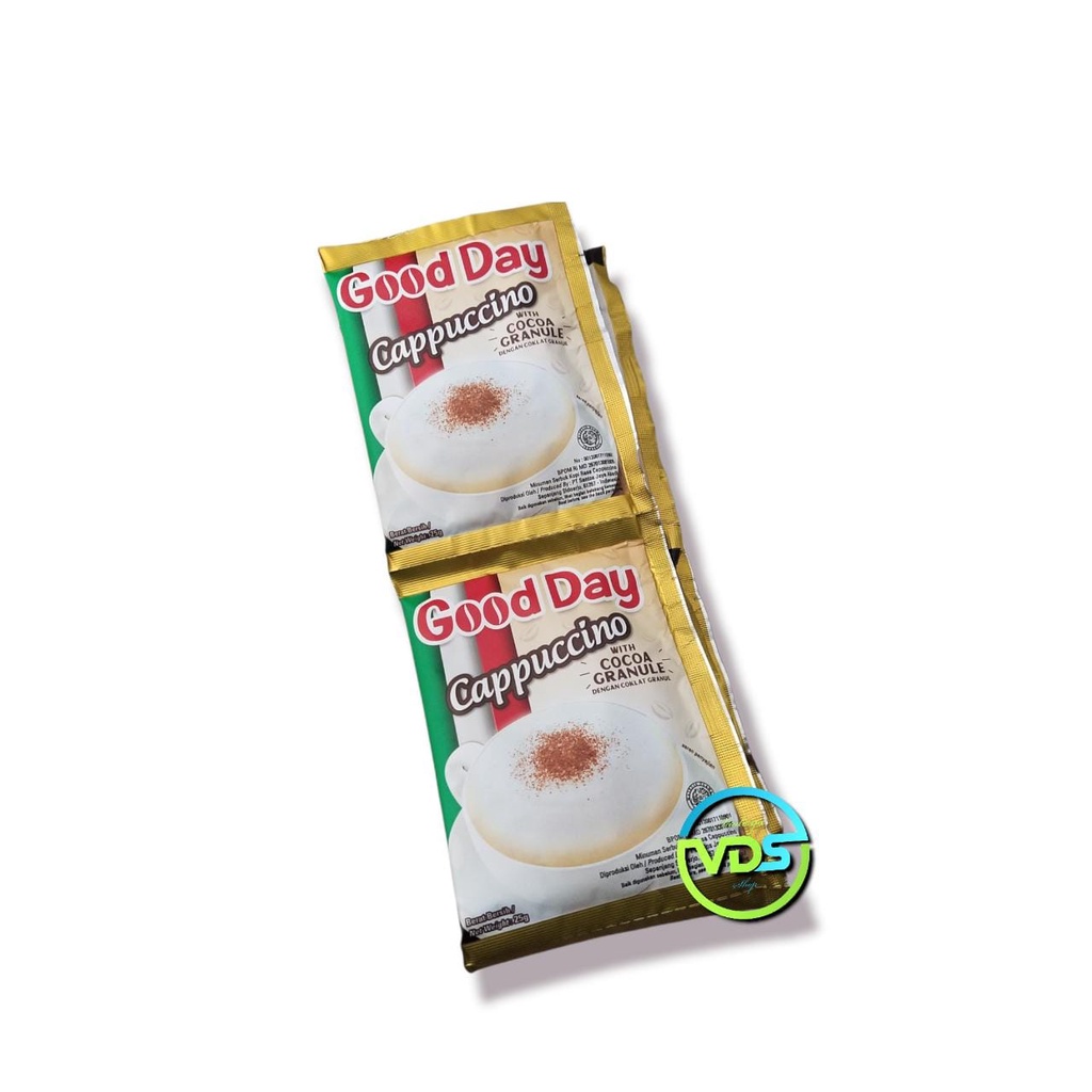 

Good Day Cappuccino Renceng 10 sachet x 25gr (Goodday Cappucino)