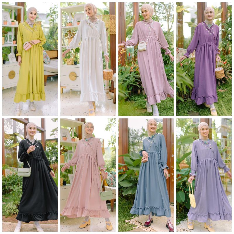 Enola Dress by Haideeorlin ( langsung ambil ke store)