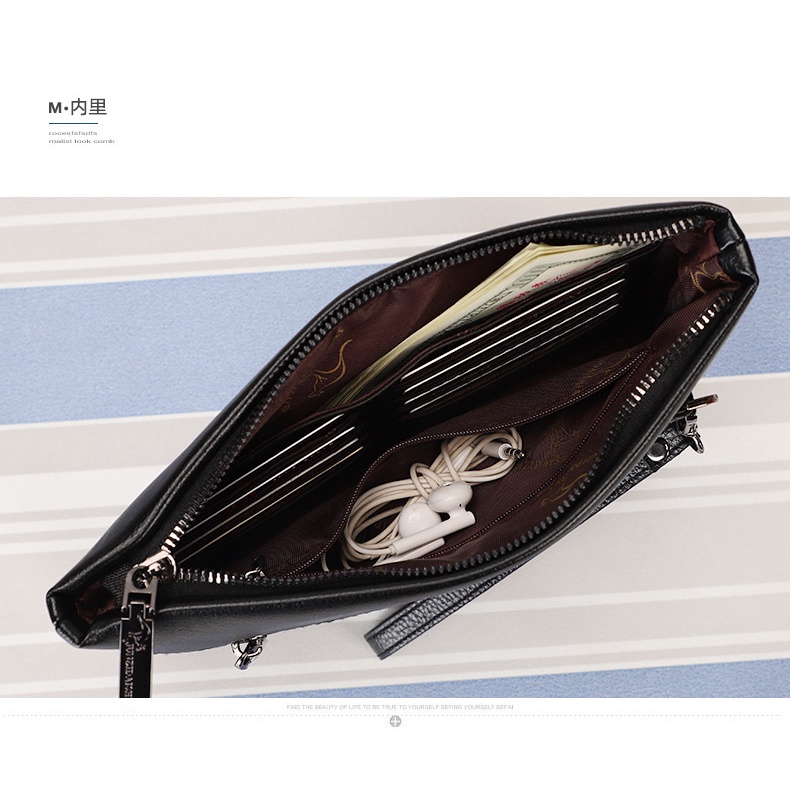 Clutch Pria Tas Tangan Dompet Jinjing Wanita Pria Dompet Serbaguna Dompet HP Bahan Kulit PU Model Terbaru 2022 123.ID