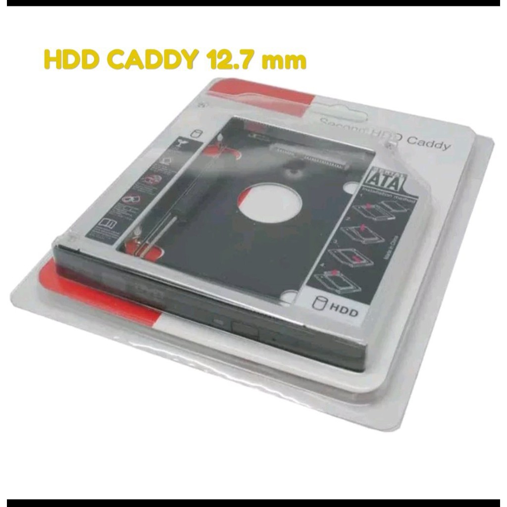 Hdd Caddy 12.7 mm Converter dvd to hdd atau ssd