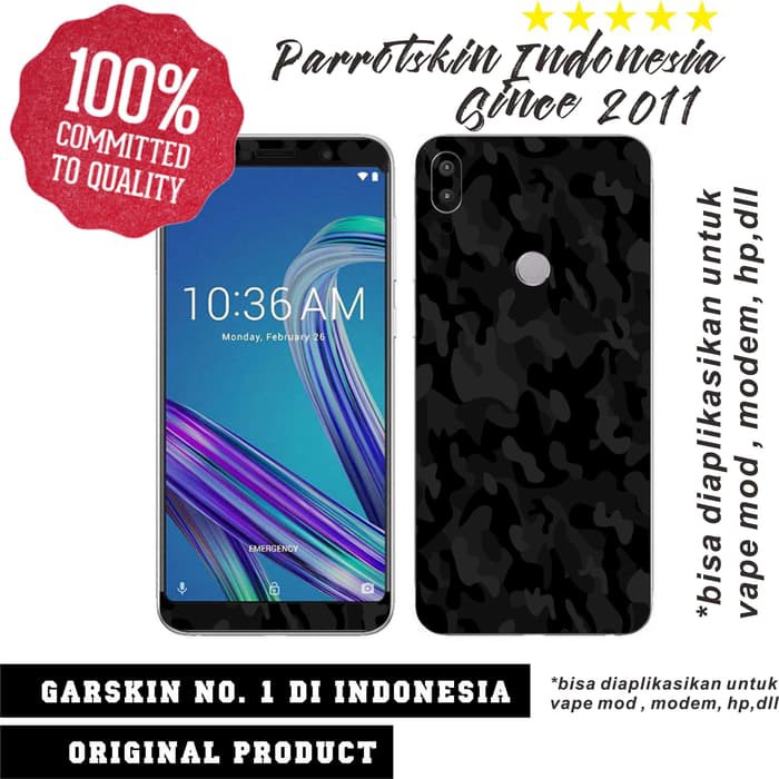 Garskin Skin Oppo A37 A39 F3 F5 F7 dll Camo Style Black case