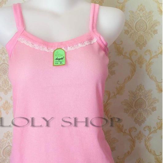 ➨ 12 PCS Singlet Renda Wanita Remaja / Grosir Singlet Renda M L XL 3L ✸
