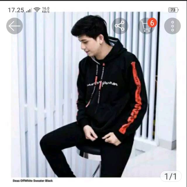 MF Hoodie sweater pria
