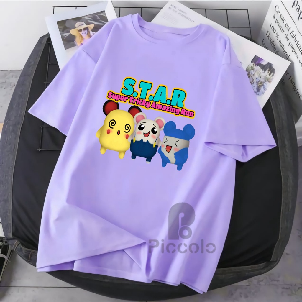 KAOS ANAK STAR SUPER TRICKY AMAZING RUN BAHAN PREMIUM